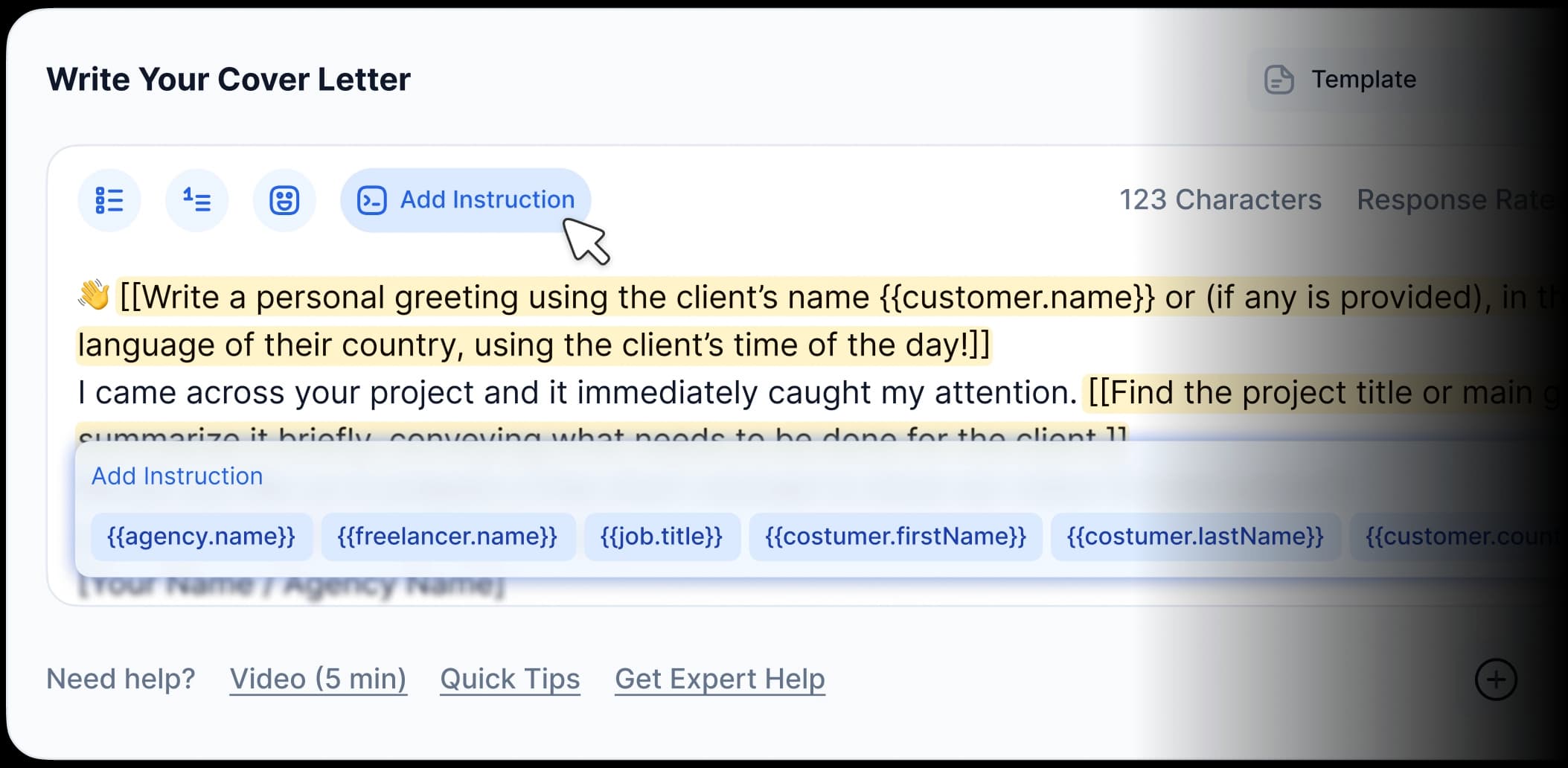 Natural Language Input