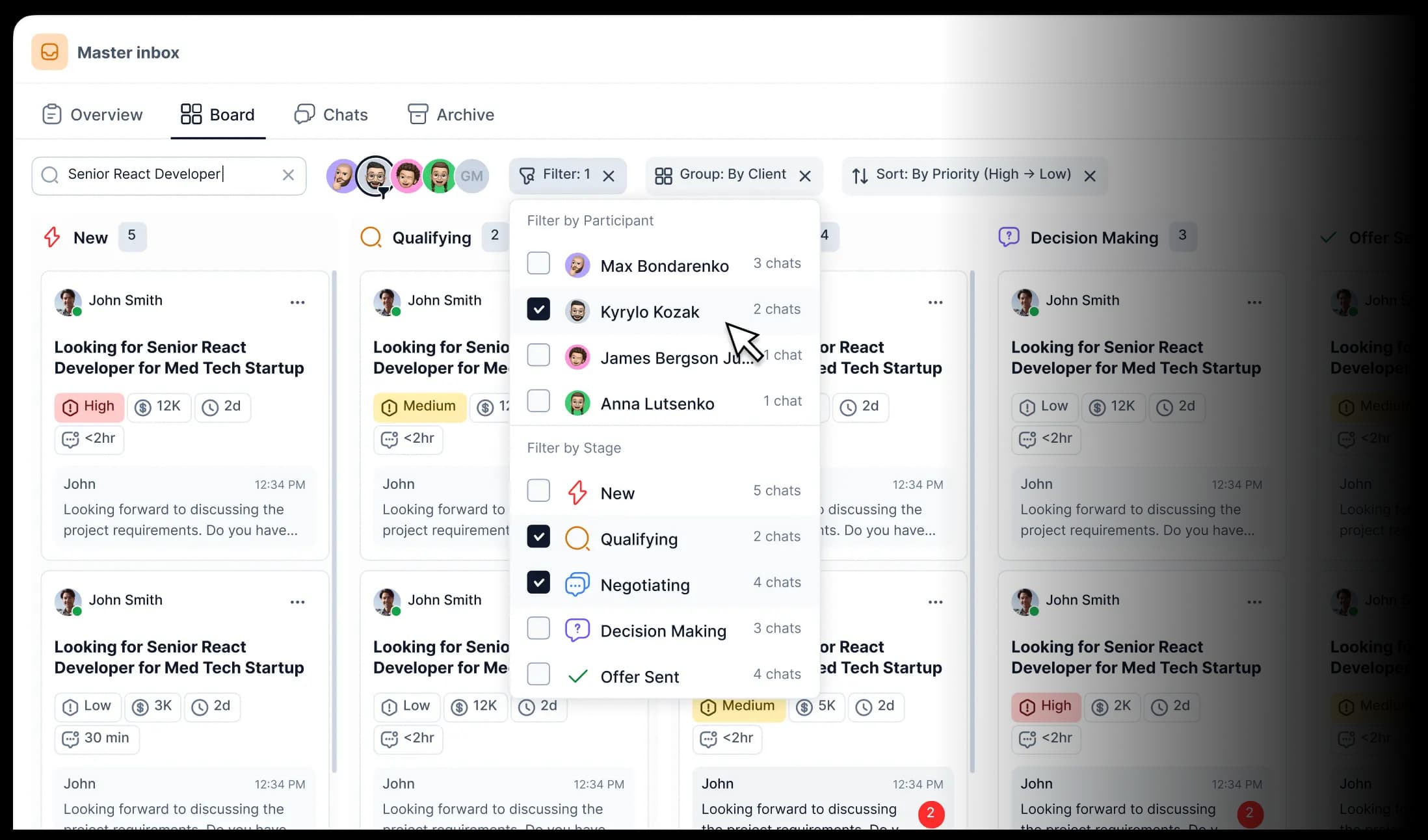 Smart Conversation Filtering